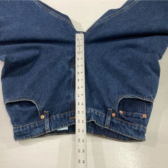 Vintage Levi’s 551 Jeans Women’s 12S Blue Denim Relaxed Tapered 90s Y2K - Picture 10 of 12